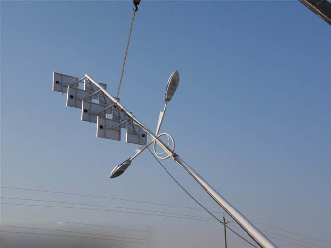 【新款时尚LED太阳能路灯 6M镀锌杆一体化太阳能灯 单臂太阳能路灯】价格,厂家,图片,道路灯,中山市古镇铭之柏照明电器厂-